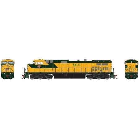 Dash 9-44CW Chicago & NorthWestern C&NW 8613 w/DCC & Tsunami2 Sound-G31618 : HO