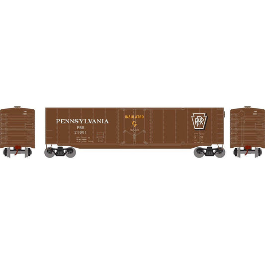 50' Plug Door Smooth Side Box Car, PRR 21006 - 1144 : HO