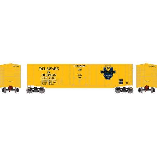 50' Plug Door Smooth Side Box Car, D&H 28121 - 1146 : HO