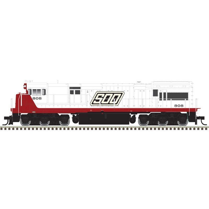 GE U30C Low Nose - SOO Line 808 w/LokSound & DCC-10003581 : HO