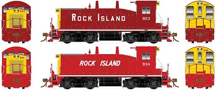 EMD-GMD SW1200 - Rock Island 924 Standard DC  - 27013 : HO