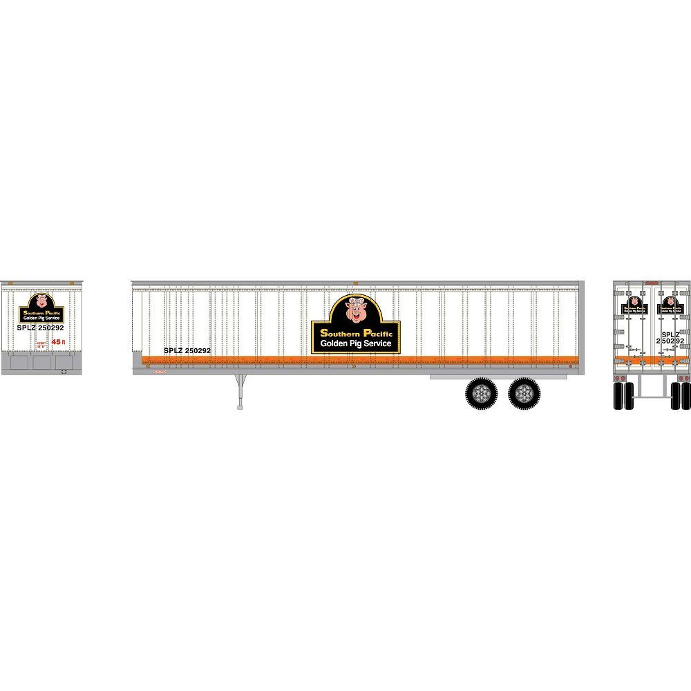 45' Trailer SPLZ #250177 - 15523 : HO