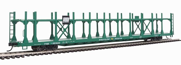 89 Ft Bi-Level Auto Rack-8017 : HO