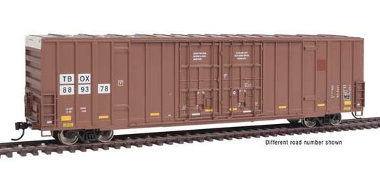 60' High-Cube Plate F Boxcar Trailer Train TBOX 889444 - 3023 : HO