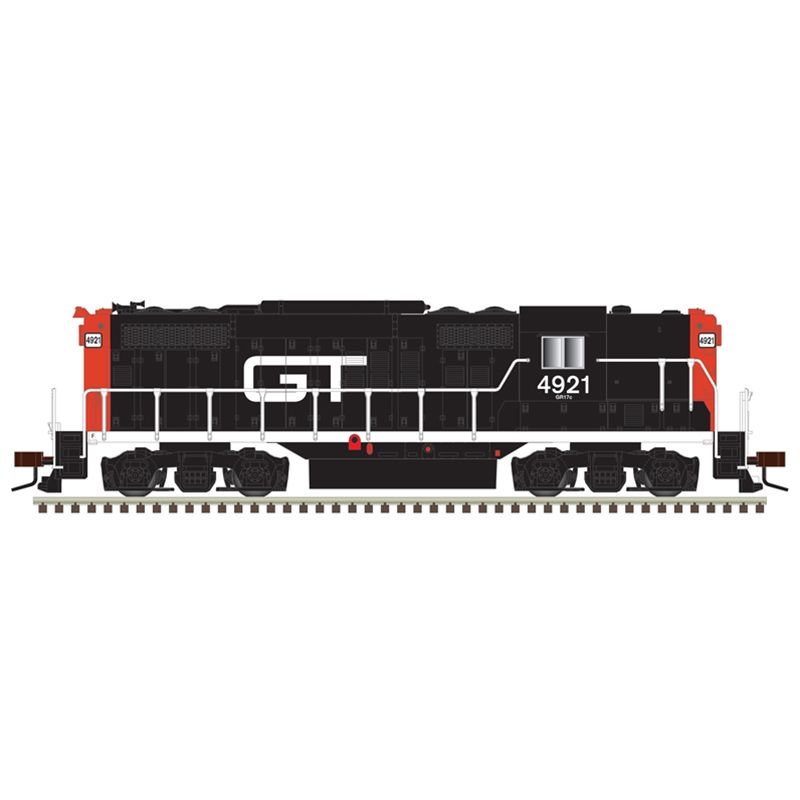 EMD GP9 w/Torpedo Tubes Grand Trunk GT 4921 w/ESU LokSound & DCC - 40005376 N Scale