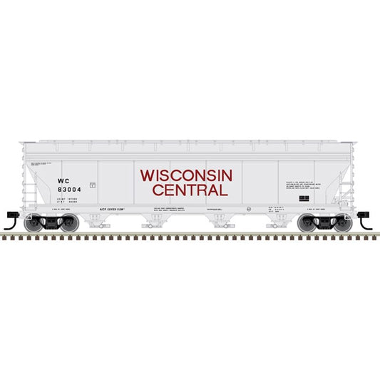 ACF 5250 Centerflow 4-Bay Covered Hopper - Wisconsin Central 83004 - 20006397 : HO