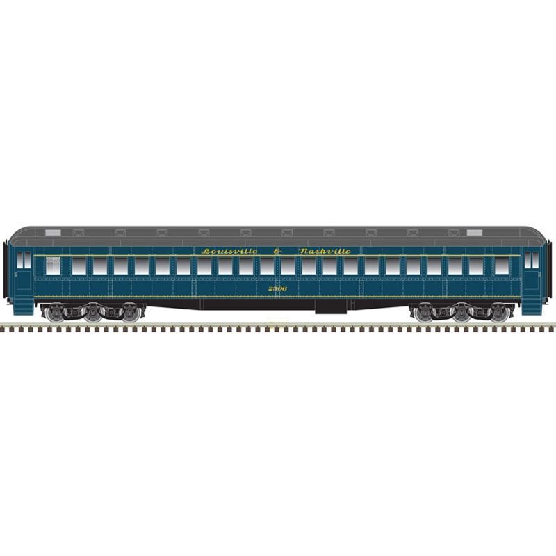Heavyweight Single-Window Coach - Louisville and Nashville 2582 - 20006156 : HO