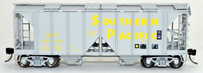 70-Ton 2-Bay Covered Hopper with Open Sides - Southern Pacific-42768 : HO