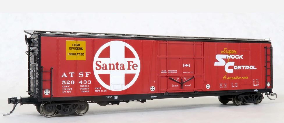 Atsf Inrd Boxcar 50 Ft Boxcar Santa Fe ATSF-2201106 : HO – EngineHouse Services LLC