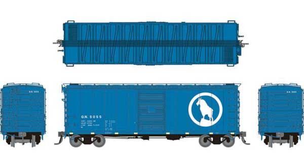 40 Ft Boxcar-155007A : HO