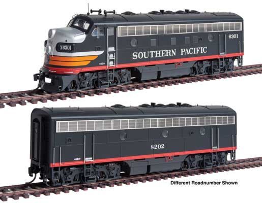 EMD F7A-B Set - Southern Pacific #6302, #8202 DCC Ready - 47936 : HO