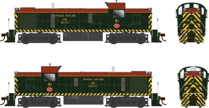 Alco RS3 Phase 3 Spokane, Portland & Seattle SP&S 94 DCC Ready - 25230 : HO
