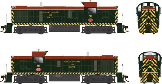 Alco RS3 Phase 3 Spokane, Portland & Seattle SP&S 91 DCC Ready - 25229 : HO