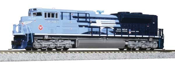 EMD SD70ACe Union Pacific UP 1982 (Missouri Pacific Heritage Scheme) w/Digitrax DCC 176-8408DCC N Scale