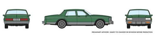 1980-1985 Chevrolet Caprice Sedan Green - 800002 : HO