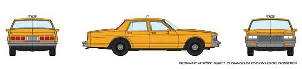 1980-1985 Chevrolet Impala Sedan Taxi - 800007 : HO