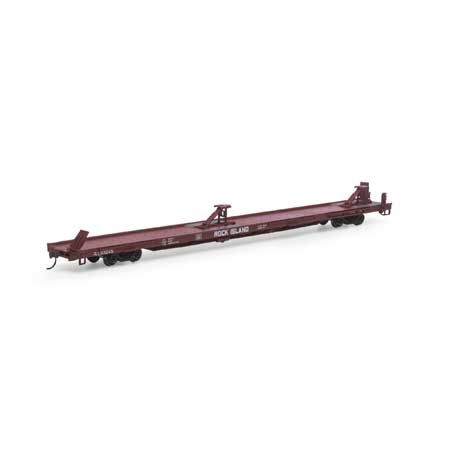 85' TOFC Flat Car, RI 93245   : HO