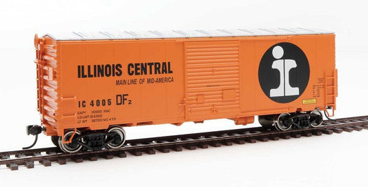 40' ACF Modernized Welded Boxcar w/8' Youngstown Door Illinois Central IC 4005 - 45009 : HO