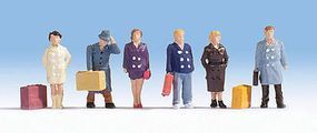 Passengers w/Luggage, Set #2 Pkg (6) - 15219 : HO