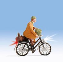 Bicycle w/led Headlight & Taillight with Rider - 17570 : HO