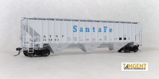 Pullman-Standard PS-2CD 4750 3-Bay Covered Hopper Santa Fe 315905 - 2005801 : HO