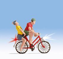 Bicycle w/LED Headlight & Taillight with 2 Riders - 17571 : HO