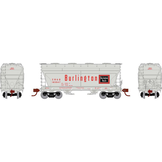 ACF 2970 2-Bay Covered Hopper, CB&Q-81062 : HO