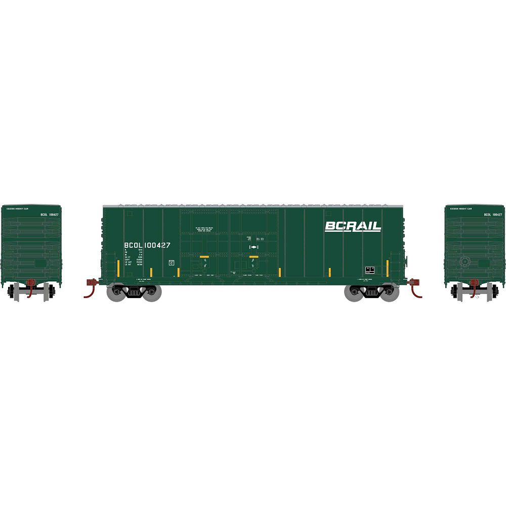50' High Cube DD Plug Box, BCOL 100427 - 88205 : HO