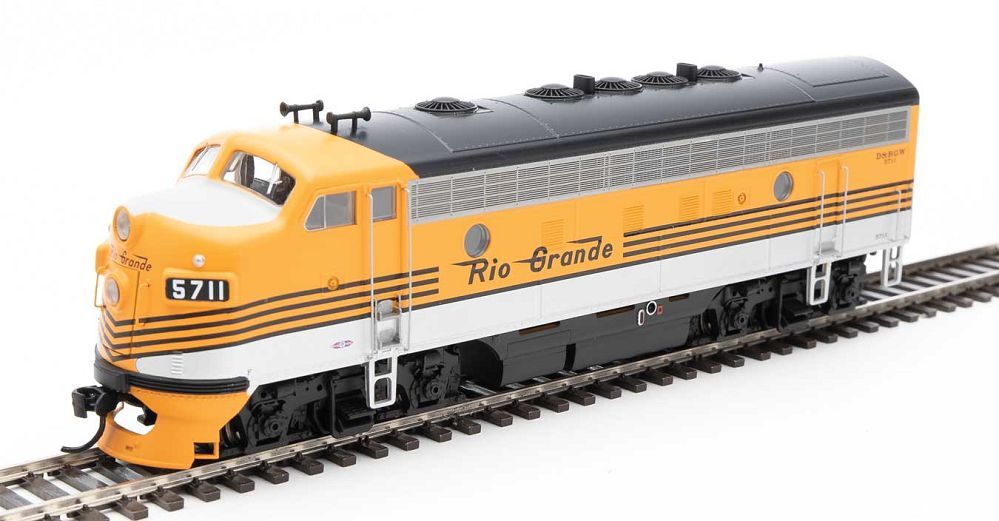 EMD F7A Denver & Rio Grande Western D&RGW 5711 w/DCC & ESU Loksound - 19973 : HO