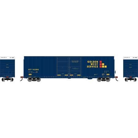 FMC 60' DD/SS Hi-Cube Boxcar Golden West Service VCY 142006 - 90576 : HO