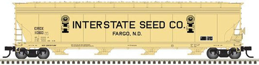 4-Bay 5701cf Covered Hopper Interstate Seed Co CRDX 1058 - 50006020 : N