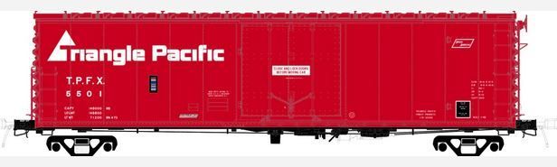 PCF 50' Boxcar Triangle Pacific TPFX-5100502 : HO