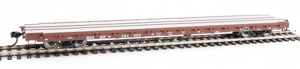 60' Pullman-Standard Flatcar - BNSF Railway 584959 - 5360 : HO