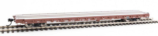 60' Pullman-Standard Flatcar - BNSF Railway 584970 - 5361 : HO