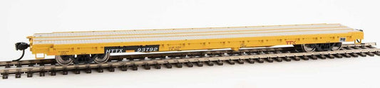 60' Pullman-Standard Flatcar - TTX HTTX 93792 (Heavy duty loading) - 5363 : HO