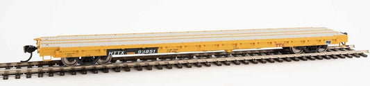 60' Pullman-Standard Flatcar - TTX HTTX 93851 (Heavy duty loading) - 5364 : HO