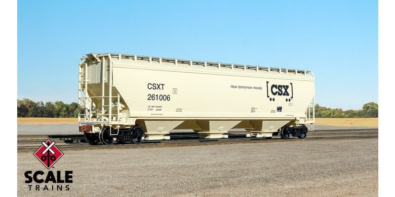 Gunderson 5188cf 3-Bay Covered Hopper CSX-11331 : HO