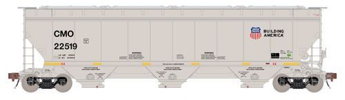 3-Bay Covered Hopper-33304 : HO