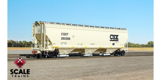 Gunderson 5188cf 3-Bay Covered Hopper, CSX 33312 : HO