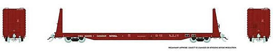 66' Marine Industries Bulkhead Flatcar Canadian National CNIS - 147004A : HO
