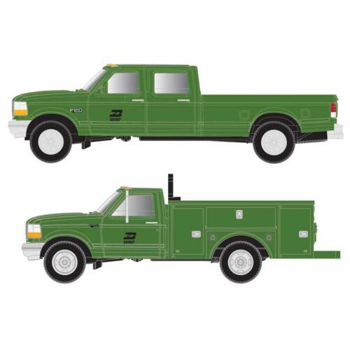 1990s Ford F-250 & F-350 Standard Cab Pickup Set Burlington Northern - 60000152 : N