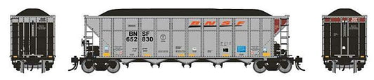 AutoFlood III Rapid Discharge Coal 4-Bay Hopper BNSF Railway-169001A : HO