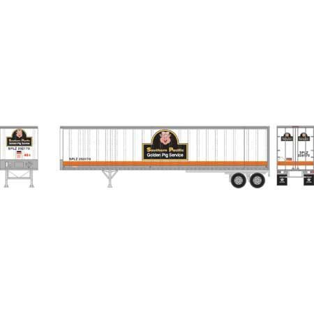 45' Smooth Side Z-Van Trailer, Southern Pacific SP 250170 - 16093 : HO