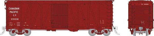 40' USRA Single-Sheathed Wood Boxcar Canadian Pacific CP 236267 - 142104A : HO