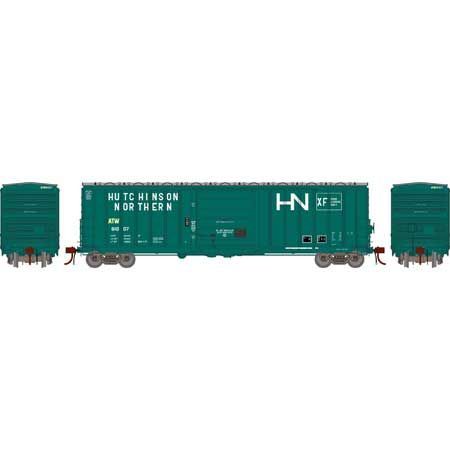 50' SIECO Boxcar Atlantic & Western Railway ATW 61007 ex/Hutchinson Northern Grime- G26852 : HO