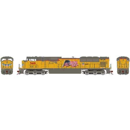 SD90MAC Union Pacific UP 3681 DCC Ready Genesis 2 - G27256 : HO