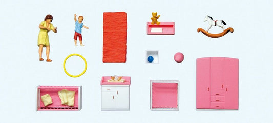 Mother Changing Diapers/Nursery Furniture - 10645 : HO