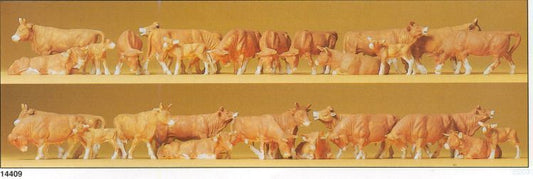 Cows (Brown & White) - 14409 : HO