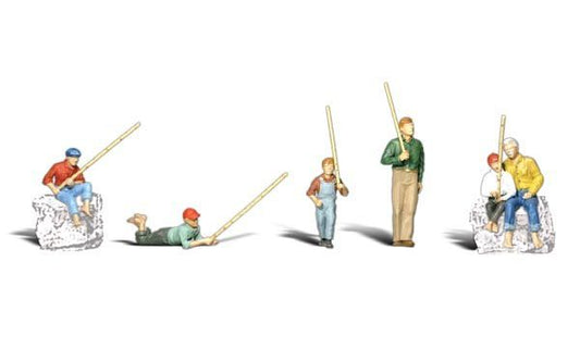 Gone Fishing - Scenic Accents pkg (5) - A1878 : HO