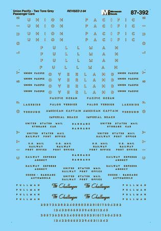Decal-87392 : HO